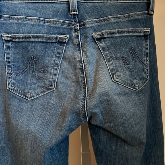 AG-ED DENIM LEGGING SUPER SKINNY ANKLE. SIZE 23. NWOT MEDIUM WASH. - Picture 5 of 13